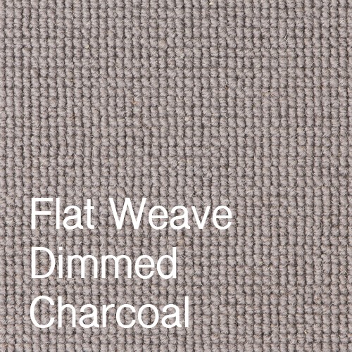 Flat Weave Dimmed Charcoal