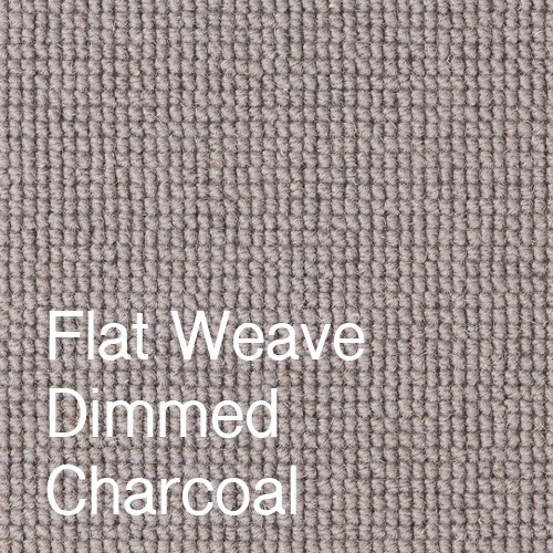 Flat Weave Dimmed Charcoal Flat Weave Dimmed Charcoal