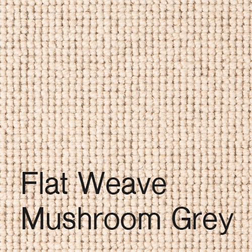 Flat Weave Mushroom Grey Flat Weave Mushroom Grey