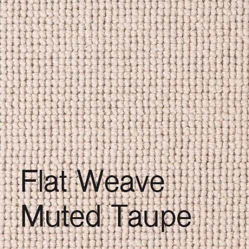 Flat Weave Muted Taupe