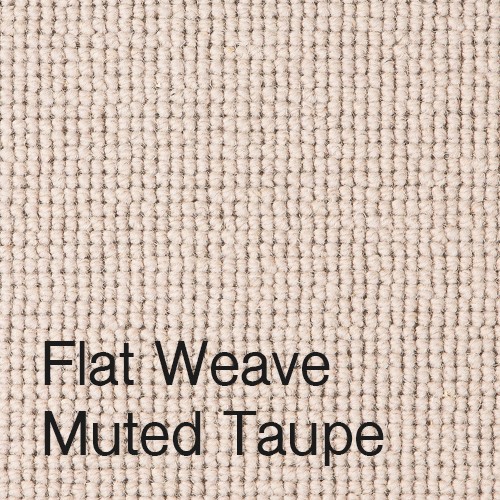 Flat Weave Muted Taupe Flat Weave Muted Taupe