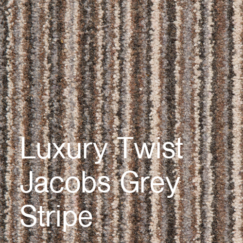 Luxury Twist Jacobs Grey Stripe