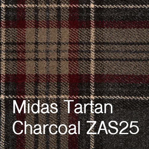 Midas Tartan Charcoal Midas Tartan Charcoal