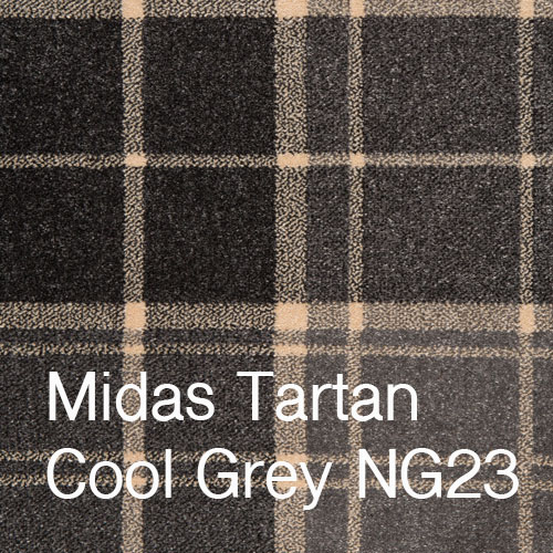 Midas Tartan Cool Grey Midas Tartan Cool Grey
