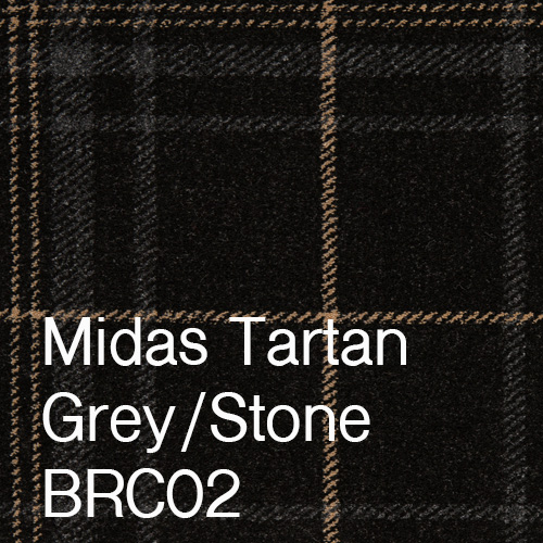 Midas Tartan Grey Stone
