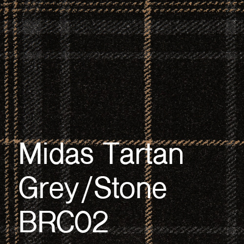 Midas Tartan Grey Stone Midas Tartan Grey Stone